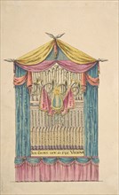 Design for a Fanciful Organ, late 18th-early 19th century.