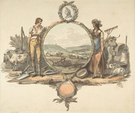 Design for a Frontispiece, ca. 1793.