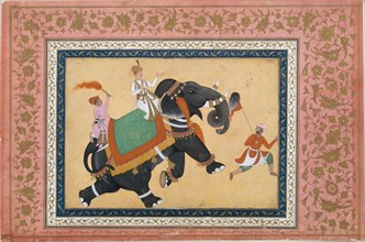 Prince Riding an Elephant, 16th-17th century.