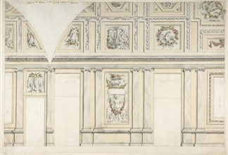 Design for the Interior of a Gallery of a Palace, 1760-97.