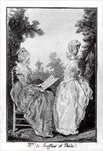 Madame la Comtesse de Boufflers and Thérèse, mid-1760s.