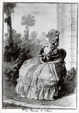 Madame la Marquise de Coëtlogon, ca. 1777.