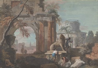Capriccio with Roman Ruins, ca. 1700-1730.