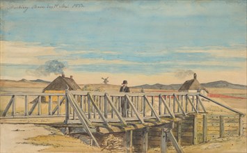 Landscape with a Bridge Near Mosbjerg, 1833.