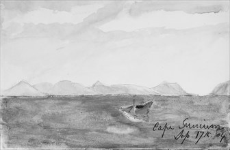 Cape Sunium (from Sketchbook), 1904.
