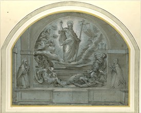 Design for a Frescoed Altarpiece of The Resurrection, ca. 1560-71.