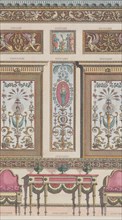 Interior Ornamented Wall, nos. CCCCLXIX-CCCCLXXIX ("Designs for Various Ornaments," pl. 70), 1801.