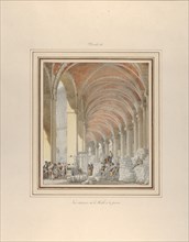 La Halle aux Blés, Interior View, ca. 1810.