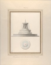 Project for a Fountain for La Place Louis XV, ca. 1806.