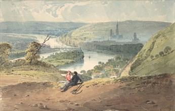 View of Rouen from St. Catherine?s Hill, 1821-22.