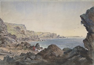 Foilhummerum Bay, Valentia, Looking Seawards from the Point at Which the Cable Reaches the Shore of Ireland, 1865-66.