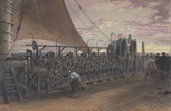 The Paying-out Machinery in the Stern of the Great Eastern, 1865.