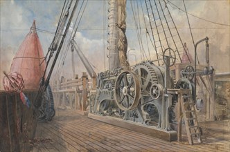 Deck of the Great Eastern, the Cable Trough, etc., 1866, 1865-66.