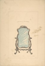 Design for Cheval Glass, 1835-1900.