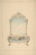 Design for Console Table, 1850-1904.