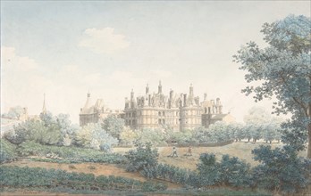 The Château of Chambord Seen from the Southwest, 18th century.