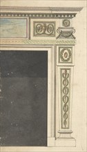 Design for a Chimneypiece, possibly for Melbourne House (now Albany), Piccadilly, London, 1771-75 (?).