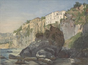 Houses at Sorrento, mid-19th century.