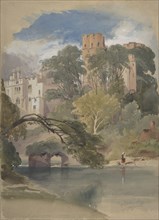 Caesar's Tower, Warwick Castle, ca. 1850.