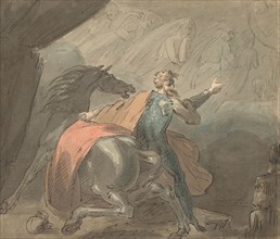 A King and a Horse with Ghostly Women, 1770-80.
