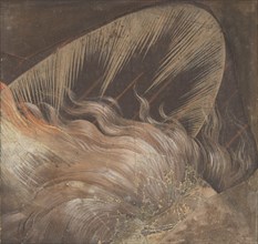 Head of an Apostle Surrounded by a Tongue of Fire and a Nimbus: Fragment of a Cartoon for a Descent of the Holy Spirit, 1500-50.