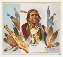 Striker, Apache, from the American Indian Chiefs series (N36) for Allen & Ginter Cigarettes, 1888.