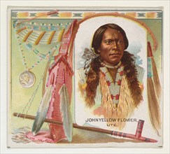 John Yellow Flower, Ute, from the American Indian Chiefs series (N36) for Allen & Ginter Cigarettes, 1888.