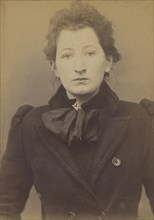 Adnet, Clotilde. [Mugshots of Suspected Anarchists from French Police Files], 1891-95.