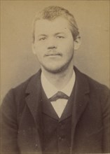 Baerisvuyl. Frédéric, Jean. 28 ans, né à Fribourg (Suisse). ébéniste. Anarchiste. 8/1/93., 1893.