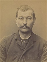 Mainfroy. Albert, Pierre. 41 ans, né le 7/4/52 à Courbevoie (Seine). Imprimeur. Anarchiste. 3/7/94. , 1894.