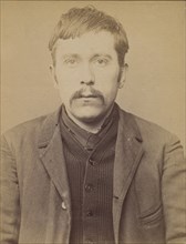 Dupuy. Edmond, Adolphe. 29 ans, né à Paris XIVe. Employé de commerce. Anarchiste. 1/3/94., 1894.