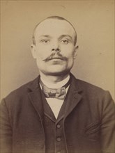 Beaufort. Gilbert. 32 ans, né à Paris Xle. ébéniste. Anarchiste. 5/3/94., 1894.