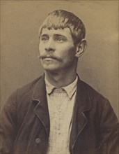 Fauvel. Louis. 27 ans, né le 14/4/67 à écouché (Orne). Tourneur. Anarchiste. 2/7/94., 1894.