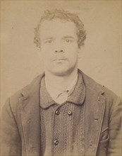 Garnier. Anatole, Auguste. 18 ans, né à Montereau (Seine & Marne). Orfèvre. Anarchiste. 1/3/94. , 1894.