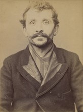 François dit Francis. 38 ans, né le 3/12/55 à Reims (Marne). ébéniste. Anarchiste. 5/3/94., 1894.