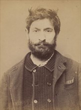 Garnier. Auguste. 34 ans, né à Périgny (Côte-d'Or). Journalier. Anarchiste. 2/3/94., 1894.