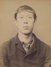 Grandidier. Louis, Auguste. 20 ans, né à St-Denis (Seine). Journalier. Anarchiste. 1/3/94., 1894.
