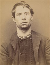 Wallays. Charles. 29 ans, né à Lille. Tailleur d'habits. Anarchiste. 9/3/94., 1894.