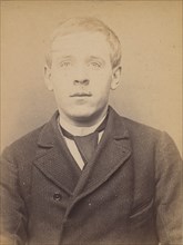 Bassille. Maurice, Eugène. 19 ans, né à Paris Ille. Portefeuilliste. Anarchiste. 9/3/94., 1894.
