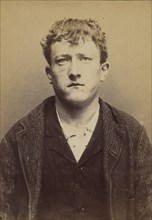 Anceau. Aimé-Firmin. 20 ans, né le 18/2/74 à Paris XIIe. Sculpteur sur bois. Anarchiste. 17/7/94., 1894.