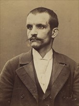 Sicard. André. 32 ans, né à N?mes le 25/10/62. Bijoutier. Anarchiste. 2/7/94., 1894.