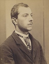 Spanagel. Emile, Ignace. 20 ans, né le 28/2/74 à Paris XVlle. Serrurier. Anarchiste. 7/7/94., 1894.
