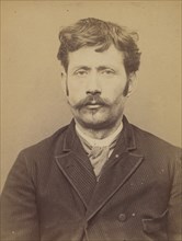 Anacléto. Joseph, Jean-Baptiste. 36 ans, né le 14/7/57. Coiffeur. Anarchiste. 16/3/94., 1894.