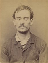 Coudry. Hubert, Louis. 24 ans, né à Paris XVe. Corroyeur. Anarchiste. 7/3/94., 1894.