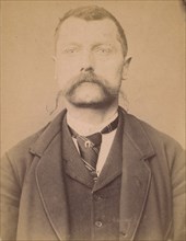 Imhof. Louis, Alfred. 37 ans, né à Mex (Suisse). Journalier. Anarchiste. 1/3/94., 1894.