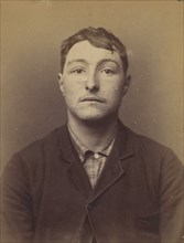 Cana. Eugène, Louis. 22 ans, né à Paris Vllle. Monteur en bronze. Anarchiste. 2/3/94., 1894.