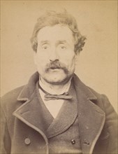 Jacob. Georges, Gustave. 43 ans, né à Paris XVIIe. Journalier. Anarchiste. 27/2/94., 1894.