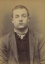 Large. Etienne, Louis. 20 ans, né le 1/1/74 à Lyon (Rhône). Tapissier. Anarchiste. 9/1/94. , 1894.
