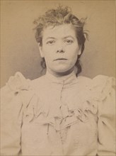 Cazal. Antoinette. 28 ans, née à Salgouz (Cantal). Couturière. Anarchiste. 28/2/94., 1894.