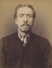 Handrock. Frédéric(k). Vilhem. 34 ans, né à Lyeck (Allemagne). Doreur sur bois. Anarchiste. 2/3/94. , 1894.